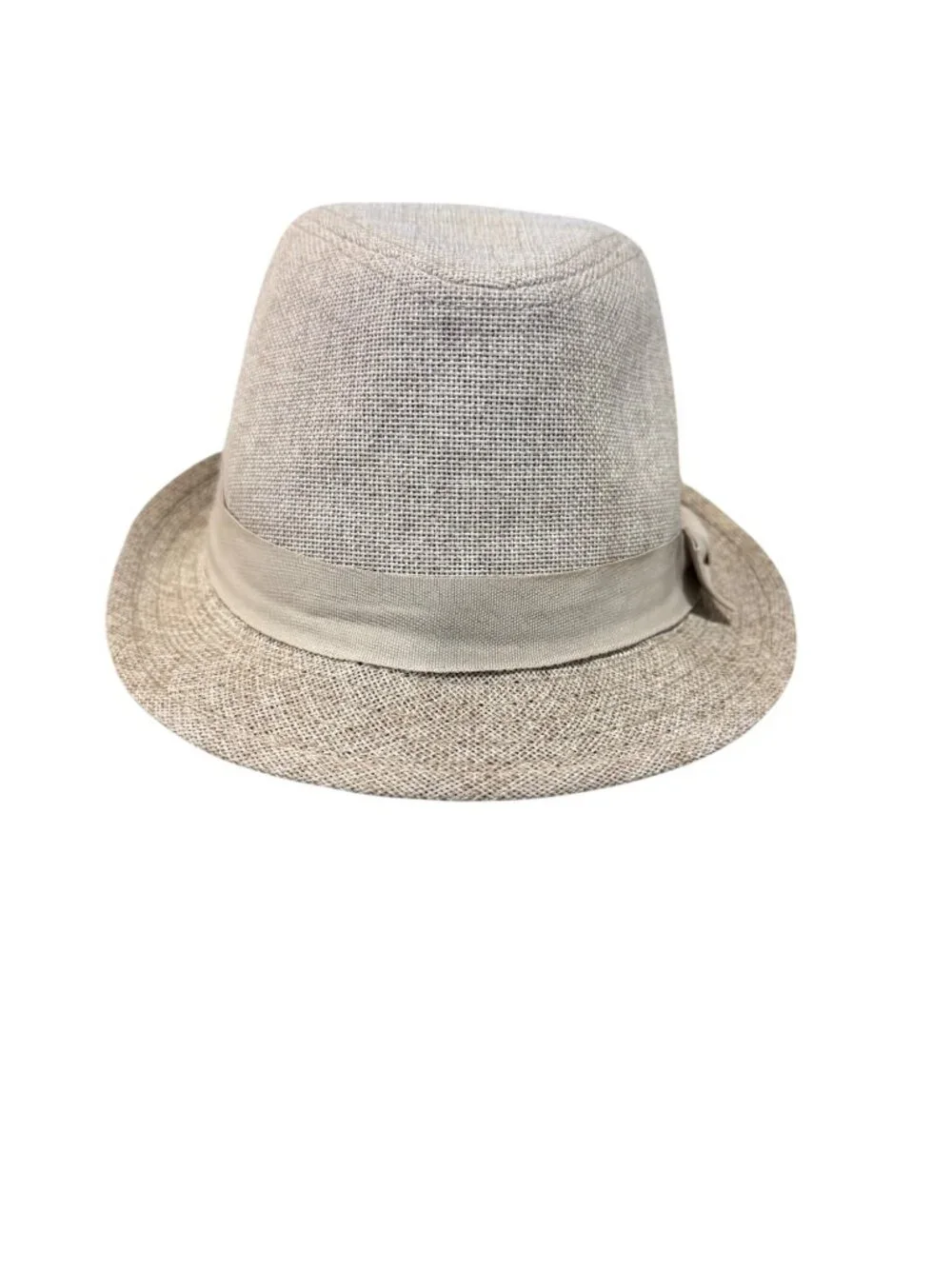 NWT Beige Charming Charlie Fedora Hat With Bow Cottage Core City Boho Womens M